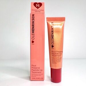 Ole Henriksen Pout Preserve Peptide Lip Treatment Strawberry Sorbet Glimmer